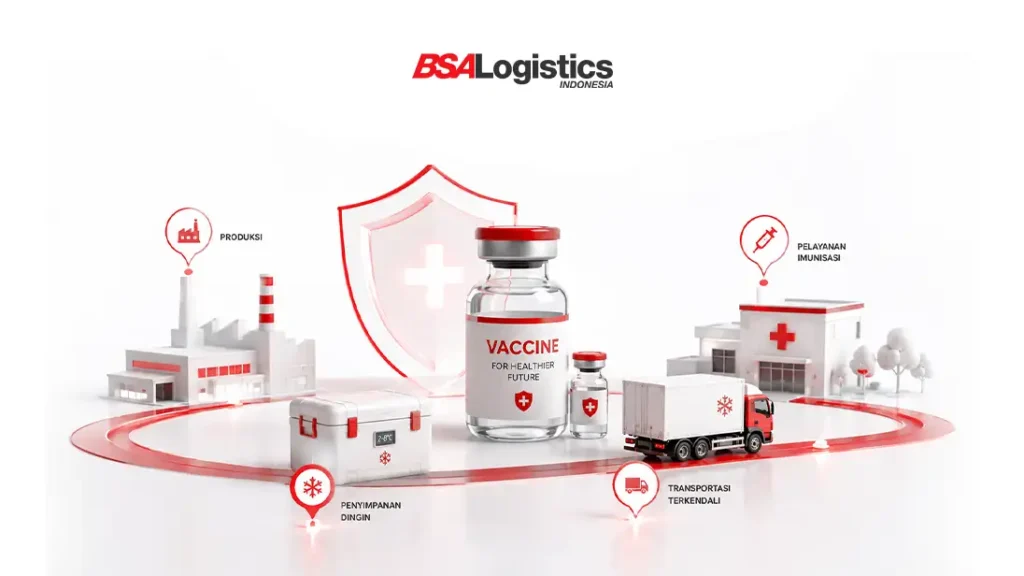 ilustrasi supply chain imunisasi