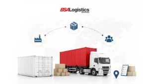 Ilustrasi proses logistik