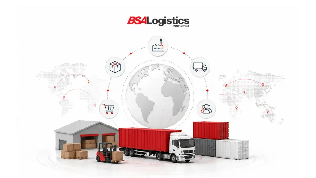 ilustrasi supply chain management